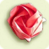 Rosa origami  