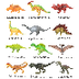Nombres de dinosaurios