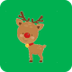 Reindeer decorated f