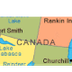 Canada Map and Satellite Image