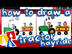 How To Draw A Tractor Hayride