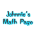 Johnnie's Math Page