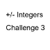 Integer Challenge 3