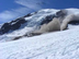 Huge rockfall on Mount Rainier