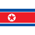 Bandera de Corea del Norte - W