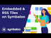 2.1 Embedded and RSS Tiles