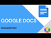 Google Docs (Dokumentuak) | Ik