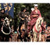 middeleeuwse show met ridders 