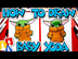 How To Draw Baby Yoda From The