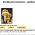 Zoekkaart zwammen/paddenstoel