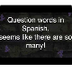 Question Words in Spanish 