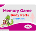 Body Parts ESL Memory Game