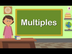 Multiples | Maths for Kids | G