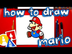 How To Draw Paper Mario