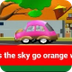 Why does the sky go orange whe
