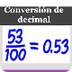 Conversion de decimales