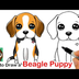How to Draw a Beagle Puppy Dog