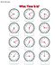 What time is it? - Interactive