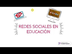 Redes sociales en educación