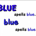 Color B-L-U-E blue song - Kind