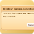 Dividir nº natural por