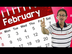 It's February! | Kids Calendar
