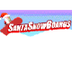 Santa Snowboard 