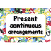 Present continuous - future ar