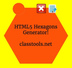 HTML5 Hexagon Generator