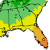 Climate Maps - Southeast