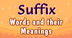 Suffix - Words 