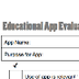 Ed App Checklist
