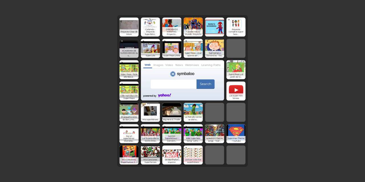 Superhéroes. Recursos - Symbaloo Library