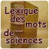 Lexique des motsdescience