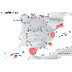 Mapa de Puertos Españoles