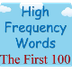 First 100 High Frequency Words