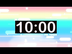 10 Minute Countdown Timer with