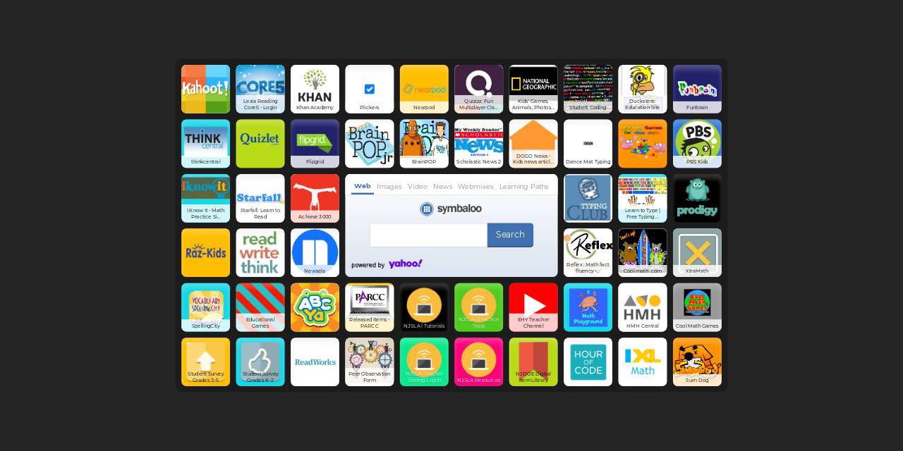 EHY Student Resources - Symbaloo embedded webmix