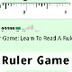 The Ruler Game