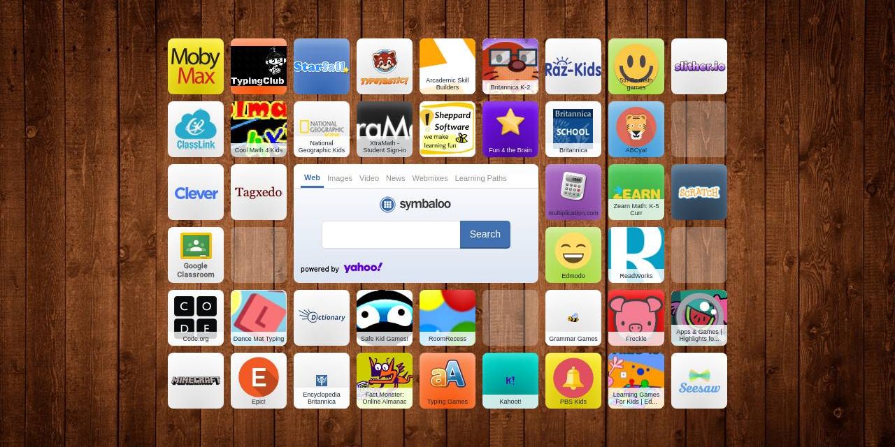 Student Web Links - Symbaloo embedded webmix