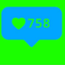 Green Screen Animated Heart