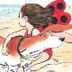 Ladybug Girl at the beach