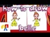 How To Draw A Cartoon Belle Fr