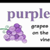 color P-U-R-P-L-E purple song