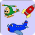 Airplane, helicopter and rocke