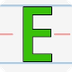 Letter E 