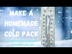 Video- Homemade Cold Pack