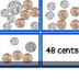 Match Coins & cents - lev 1