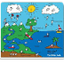 Water Cycle Placemat