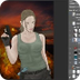 Lara Croft (Katarina Law) draw